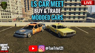 LS CAR MEET BUY MODDED CARS GTA5 ONLINE PS5 JOIN UP  TaeTrio121 NEW DLC CARS [upl. by Hanako142]