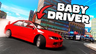 I Became The Baby Driver In GTA5 RolePlay [upl. by Tome]