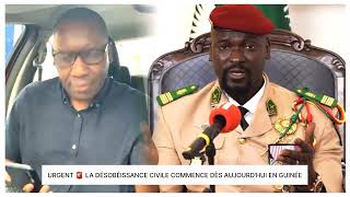 URGENT 🚨 LA DÉSOBÉISSANCE CIVILE COMMENCE DÈS AUJOURD’HUI EN GUINÉE [upl. by Shanahan157]