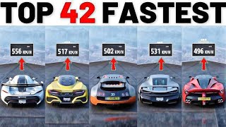 TOP FASTEST HYPERCARS IN FORZA HORIZON 5 [upl. by Arahat]