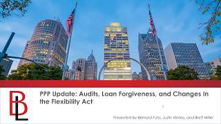 Butzel Long Webinar PPP Loan Forgiveness June 1 2020 [upl. by Faxon]