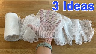 3 Perfect DIY Ideas for Bandage Rolls [upl. by Emawk288]