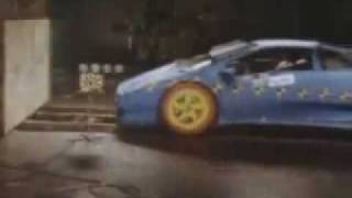 Lamborghini Diablo crash testflv [upl. by Ennadroj692]