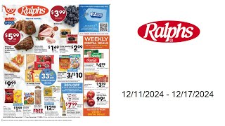 Ralphs Weekly Ad  12042024  12102024 [upl. by Vocaay587]