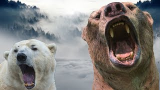 Largest Extinct Bear VS Living Bears [upl. by Nnylassej]