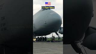 Incredible US Technique to Jack Up The Largest Aircraft C5M Super Galaxy [upl. by Adlar]