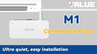 VALUE M1 Condensate Pump  Ultra quiet easy installation [upl. by Bunde793]