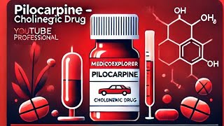 Pilocarpine DOC and CI  Cholinergic drug  Alkaloid pharmacology mbbs 2ndyear medicoexploer [upl. by Ariaek851]