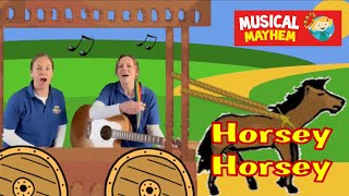 Horsey Horsey Don’t You Stop  Kids song  Musical Mayhem [upl. by Fanchie]