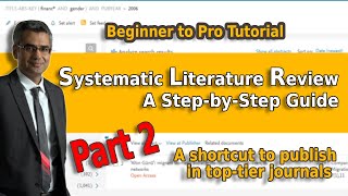 Systematic Literature Review using PRISMA A StepbyStep Guide PART 2 Handson Experience [upl. by Hsima]