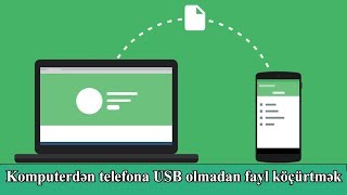 Komputerdən telefona USB olmadan fayl köçürtmək [upl. by Vernor693]