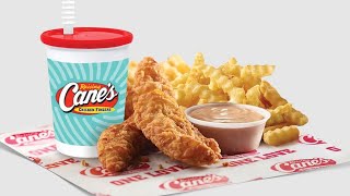 Ultimate Food Reviews  Raising Canes  The Kids Combo [upl. by Cummings119]