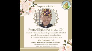 Misa Requiem Romo Eligius Rahmat CM  Paroki Santo Yosef Kediri [upl. by Burman238]