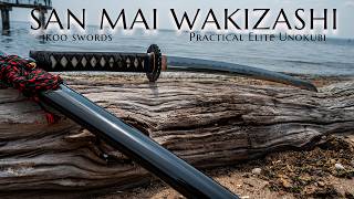 SANMAI WAKIZASHI PRACTICAL ELITE UNOKUBI  THE BEST WAKIZASHI REVIEW YOULL EVER SEE 😜 [upl. by Sokairyk]