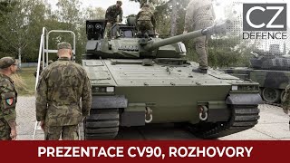 Naši vojáci ze 7 mechanizované brigády se seznamovali s bojovým vozidlem pěchoty CV90 [upl. by Takeshi941]