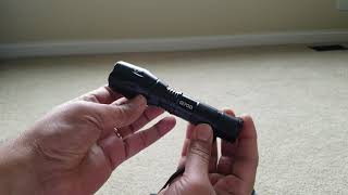 LumiTact G700 Tactical Flashlight Unboxing Review [upl. by Nnaael]