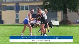 Los Gatos Wildcats vs Los Altos Eagles  Girls Lacrosse March 30 2018 [upl. by Inaliak]