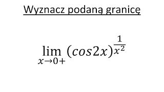 Granica funkcji cz 8 Reguła de lHospitala [upl. by Yrreg]