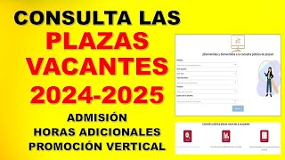 Sistema Abierto y Transparente de Asignación de Plazas SATAP Consulta las plazas vacantes 20242025 [upl. by Newra677]