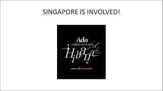 Ado is coming to Singapore for “Hibana” world tour [upl. by Jaclin]