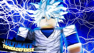 Killua God Speed forgot his speed and lost his god on Ultimate Tower Defense  Roblox [upl. by Vanzant]