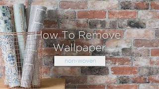 How To Remove NonWoven Wallpaper [upl. by Eire108]