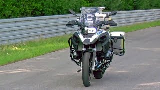 Autonomous Bike demo BMW R 1200 GS [upl. by Elnora970]