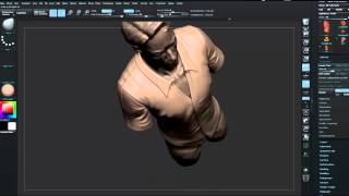 ZBrush tutorial Cloth sculpting Part 2 [upl. by Wilterdink]