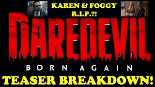 DAREDEVIL BORN AGAIN TEASER REACTION  DAREDEVIL BORN AGAIN TRAILER BREAKDOWN amp REVIEW  mcu [upl. by Eam]