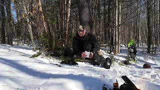 Snowshoeing at the cabin and 3000 subs QampA [upl. by Chamberlin197]