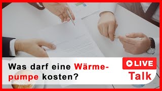 Wärmepumpen Angebote vergleichen  Live Talk [upl. by Avilys]