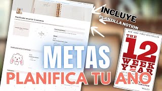 📅 Planifica tu año en 12 Semanas Plan Maestro de Aceleración de Objetivos [upl. by Elliven]