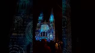 Chartres en lumières  Août 2023  quotDe la nef aux bâtisseursquot [upl. by Elbas462]