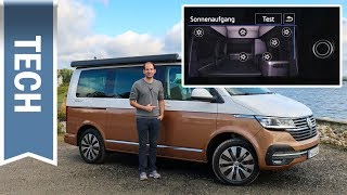 Neue Camper Unit im VW T61 California Display amp Funktionen Standheizung Kühlbox Licht im Test [upl. by Shanan]