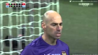 Willy Caballero penalty saves against Liverpool League Cup Final [upl. by Noroj961]