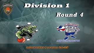 Atlasbasket  Div 1Round 4  CROCODILES vs ΑΠΡΟΣΑΡΜΟΣΤΟΙ [upl. by Telimay307]