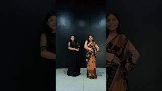 Saree ke fall sa dance cover by Minakshi X Shivani  youtubeshorts trending dance dancevideo [upl. by Erdnaed]