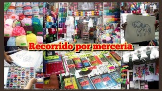 😱 RECORRIDO POR MERCERÍA 🤯 ESTAMBRES SERVILLETAS HILOS AGUJAS [upl. by Hardner952]