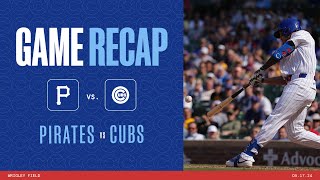 Cubs vs Pirates Game Highlights  51724 [upl. by Lauritz]