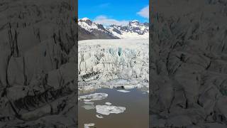 Skaftafellsjökull Glacier ✨iceland solo adventure youtubeshorts check out my channel for more📽️ [upl. by Church]