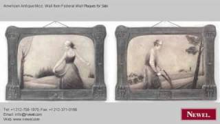 American Antique Misc Wall Item Federal Wall Plaques for [upl. by Hairu372]