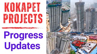 Kokapet Projects  Progress Updates  SAS Crown  Beverly Hills  Poulomi Palazzo  Marquise  Apas [upl. by Dori]