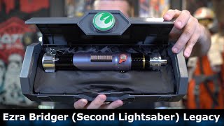 Star Wars Galaxys Edge Ezra Bridger Legacy Lightsaber Review [upl. by Paz673]