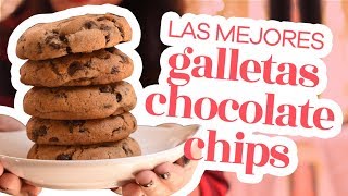 LA MEJOR RECETA DE GALLETAS CHOCOLATE CHIPS gorditas y chewy  Annas Pastelería [upl. by Murphy]