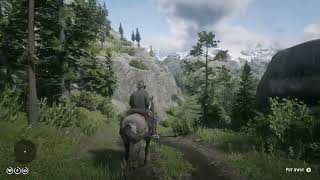 Red Dead Redemption 2 Ambience Setting out from Strawberry to Hunt for Big Game with Arthur [upl. by Eatnoed]