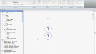 Easy REVIT 2010 2  Grid Lines [upl. by Hyatt]