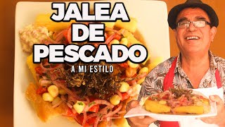 JALEA DE PESCADO🐟 Y CHICHARRON DE POTA🦑receta🇵🇪 😋🤗 [upl. by Deron]