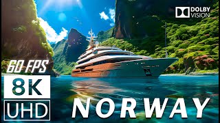 NORWAY  12K Scenic Relaxation Film With Inspiring Cinematic Music  12K 120fps Video HD [upl. by Nomihs]