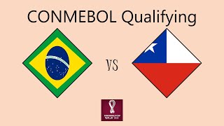 Brazil vs Chile  South American Qualifying [upl. by Anidualc]