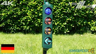 4K Swarco Futura Mini Bicycle Traffic Light Berlin amp Düsseldorf version Ø100 [upl. by Hersch294]